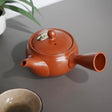 日本製 常滑燒 一心作 富仙 朱泥 日式茶壺｜横手急須 紫砂壺 陶瓷網 - 富士通販