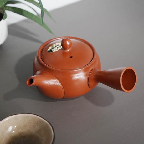 日本製 常滑燒 一心作 富仙 朱泥 日式茶壺｜横手急須 紫砂壺 陶瓷網 - 富士通販