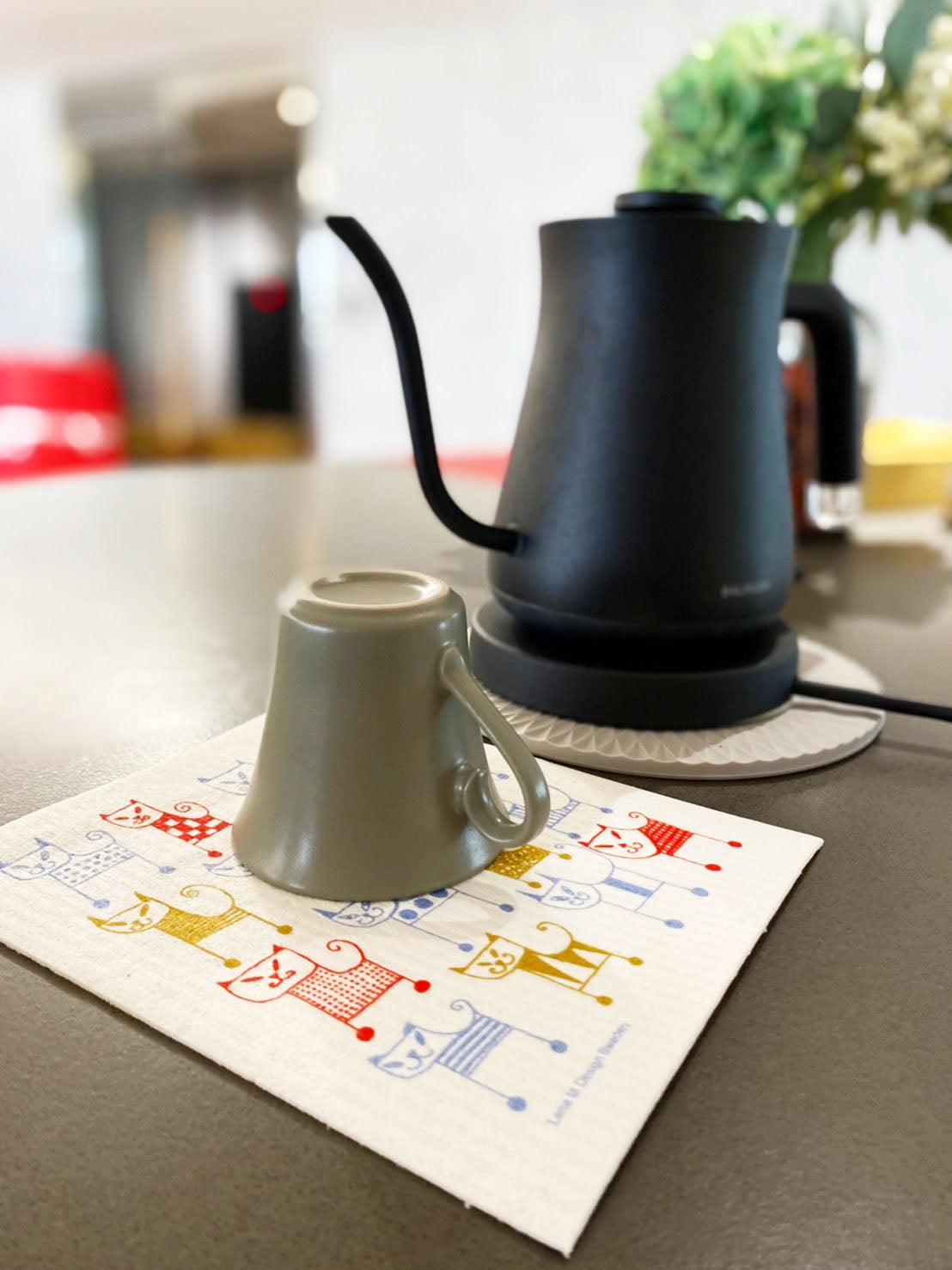 德國製造 不掉棉絮纖維素抹布 貓咪系列｜強力吸水 速乾抗菌 不留水痕 - 富士通販