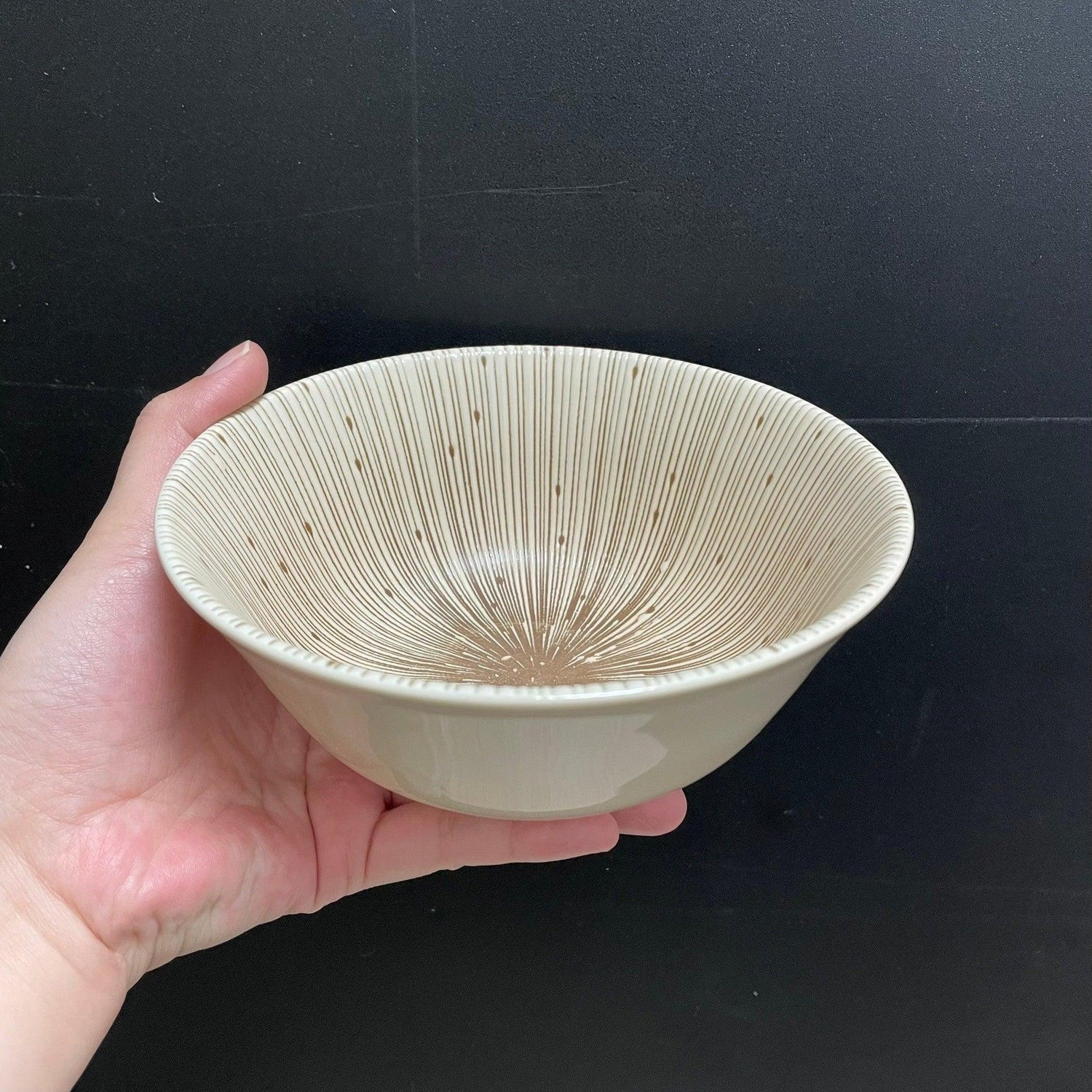 日本製 美濃燒 千段十草 陶瓷碗｜飯碗 湯碗 餐碗 - 富士通販