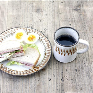 日本製 BLUT'S rokuro 六魯 手繪 陶瓷馬克杯 咖啡杯 - 富士通販
