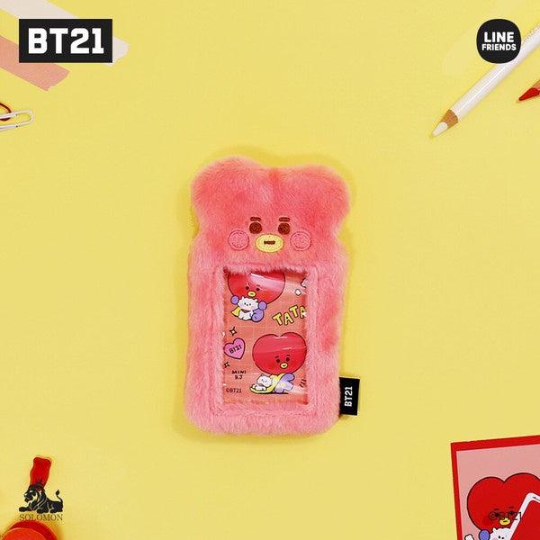 BT21 毛絨絨卡套｜防彈少年 BTS 證件卡套 悠遊卡套 - 富士通販