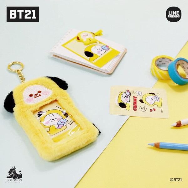 BT21 毛絨絨卡套｜防彈少年 BTS 證件卡套 悠遊卡套 - 富士通販