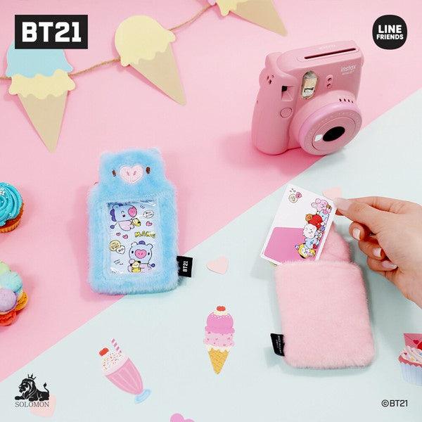 BT21 毛絨絨卡套｜防彈少年 BTS 證件卡套 悠遊卡套 - 富士通販