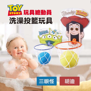 日本 三眼怪 胡迪 浴室投籃遊戲｜洗澡玩具 戲水玩具 - 富士通販