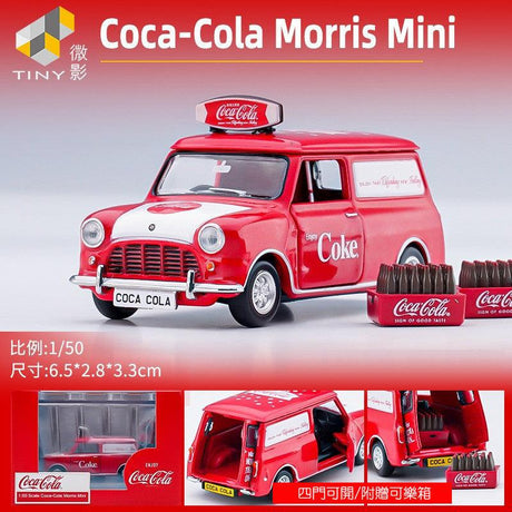 Mini Cooper x Coca-Cola 可口可樂聯名款｜1/50模型合金車 COKE030 - 富士通販