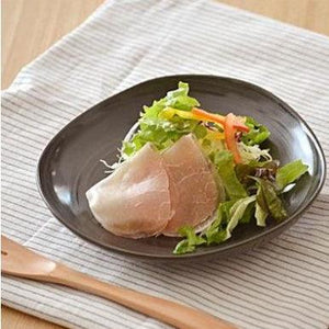 日本製 刷毛目銀彩盤｜沙拉 咖哩 義大利麵 炸物 生魚片 - 富士通販