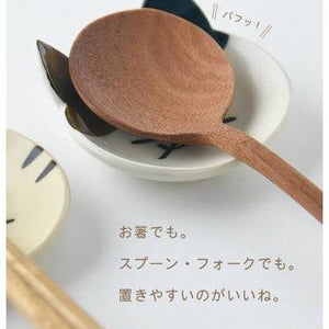 日本製 美濃燒 藍貓造型餐具｜筷架 湯匙架 醬料碟 小碟子 - 富士通販