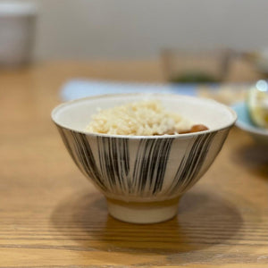 日本製 波佐見燒 粉引刷毛 餐碗｜共兩色 - 富士通販