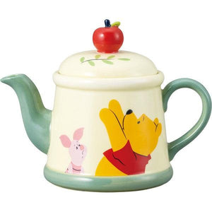 日本 sunart 迪士尼 小熊維尼 蘋果系列｜陶瓷茶壺 馬克杯 對杯 - 富士通販