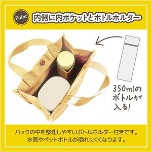 日本 好奇猴喬治 帆布 便當袋 餐袋 托特包 - 富士通販