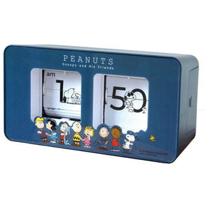 日本 Snoopy 史努比 翻頁時鐘｜數字時鐘 電子時鐘 時鐘 - 富士通販