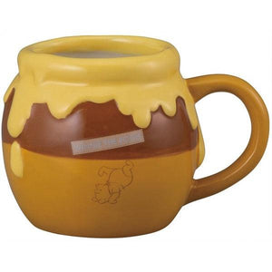 日本 sunart 迪士尼 小熊維尼 蜂蜜罐系列｜陶瓷馬克杯 陶瓷茶壺 - 富士通販