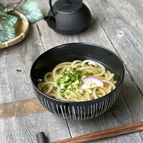 日本製 美濃燒 彫十草 拉麵碗 丼飯碗 碗公 - 富士通販