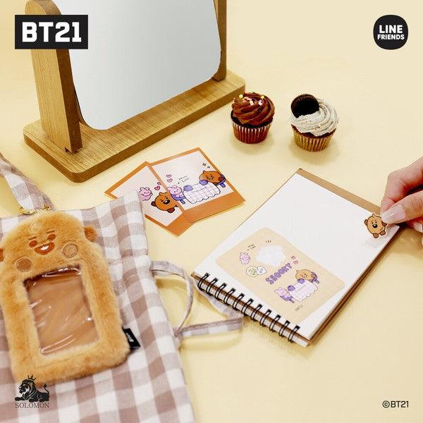 BT21 毛絨絨卡套｜防彈少年 BTS 證件卡套 悠遊卡套 - 富士通販