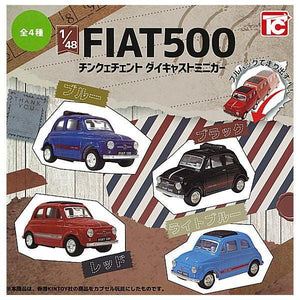 日本 ToysCabin 1比48 FIAT 500合金回力車 扭蛋 - 富士通販
